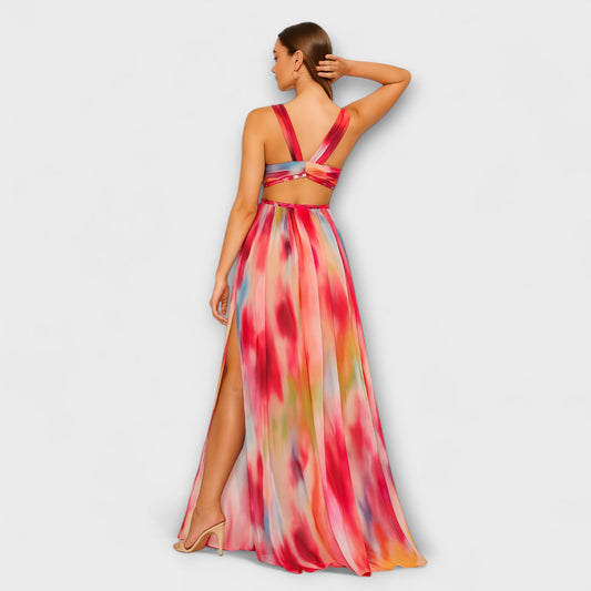 Freya - Vestido Maxi Pintado