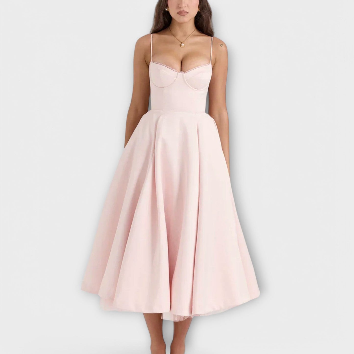 Mélie – Vestido de verano ligero con detalle de corsé