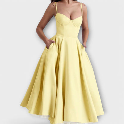 Mélie – Vestido de verano ligero con detalle de corsé