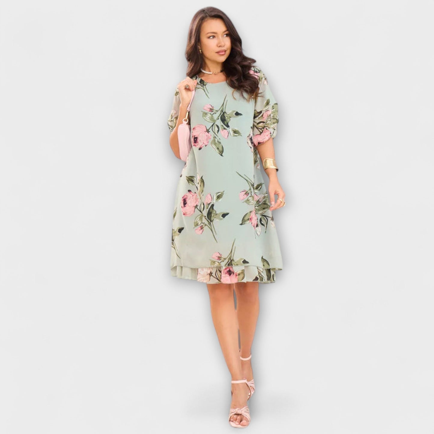 Melin - Elegante vestido de chiffon