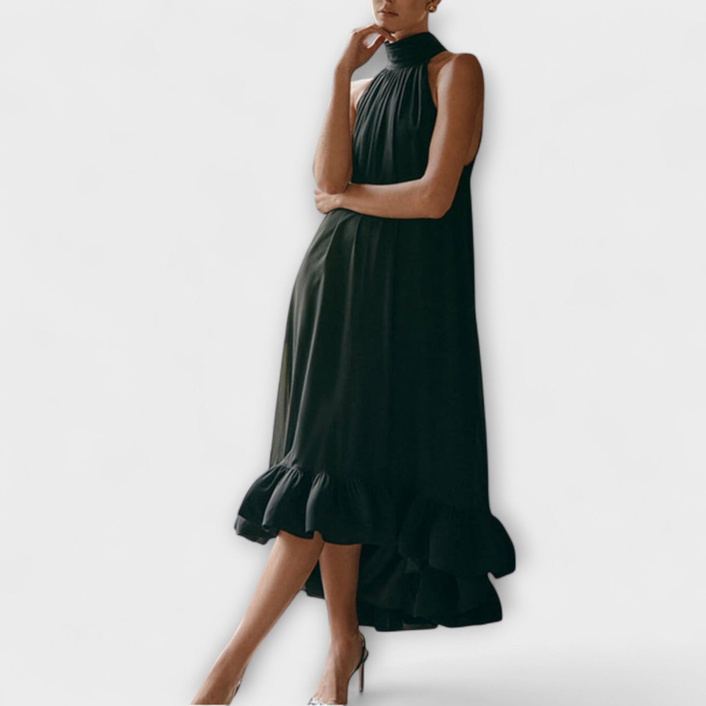 Emilia - Elegante vestido con volantes