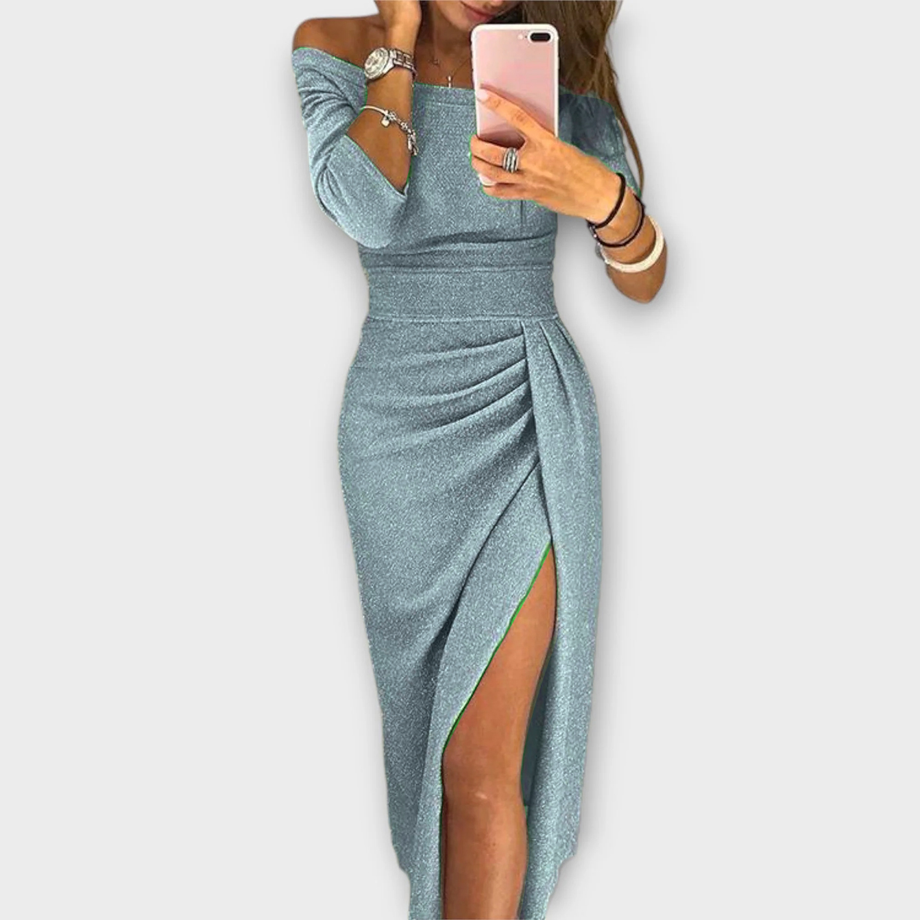 Lena - Elegante vestido sin hombros