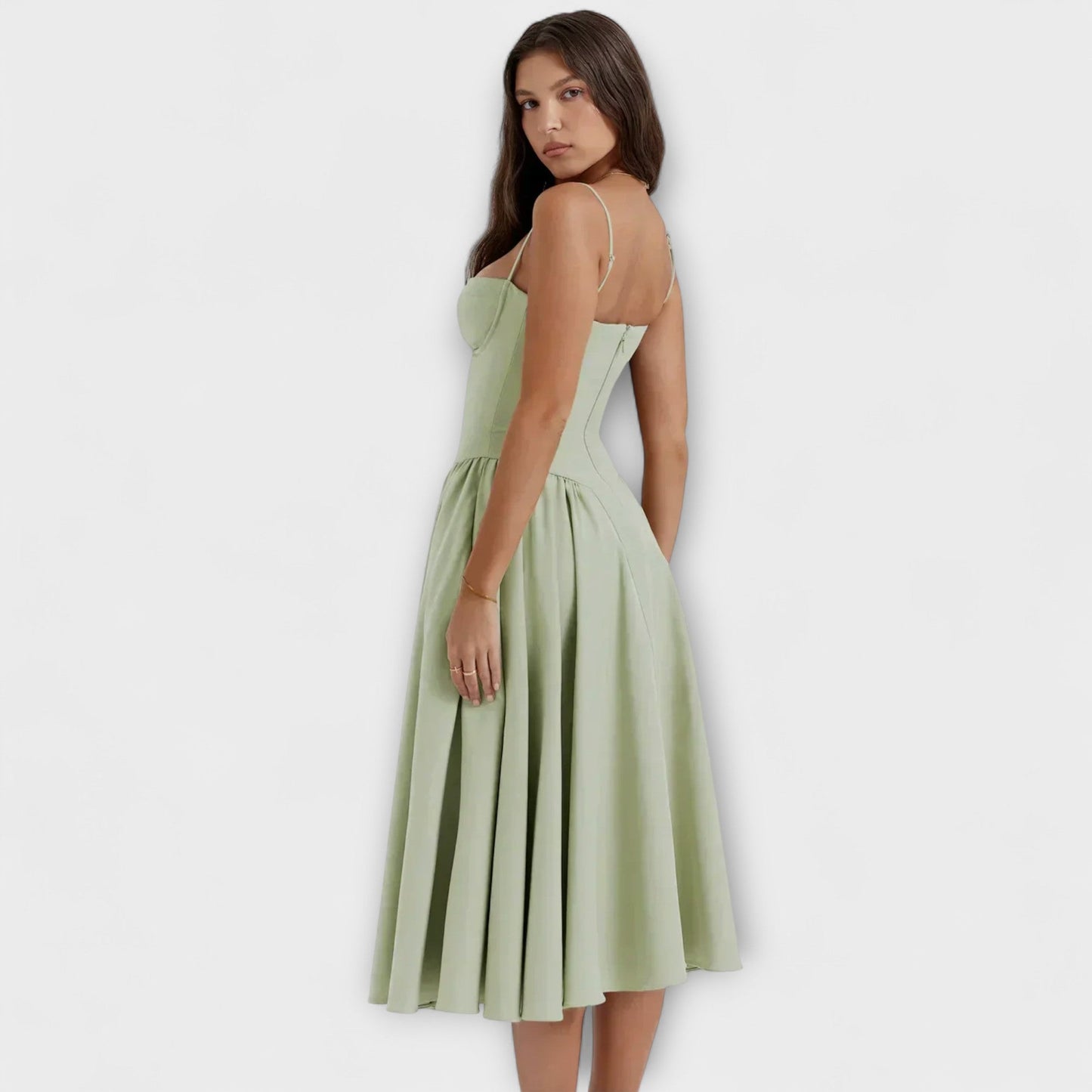 Rosalie - Elegante vestido corsé sin mangas