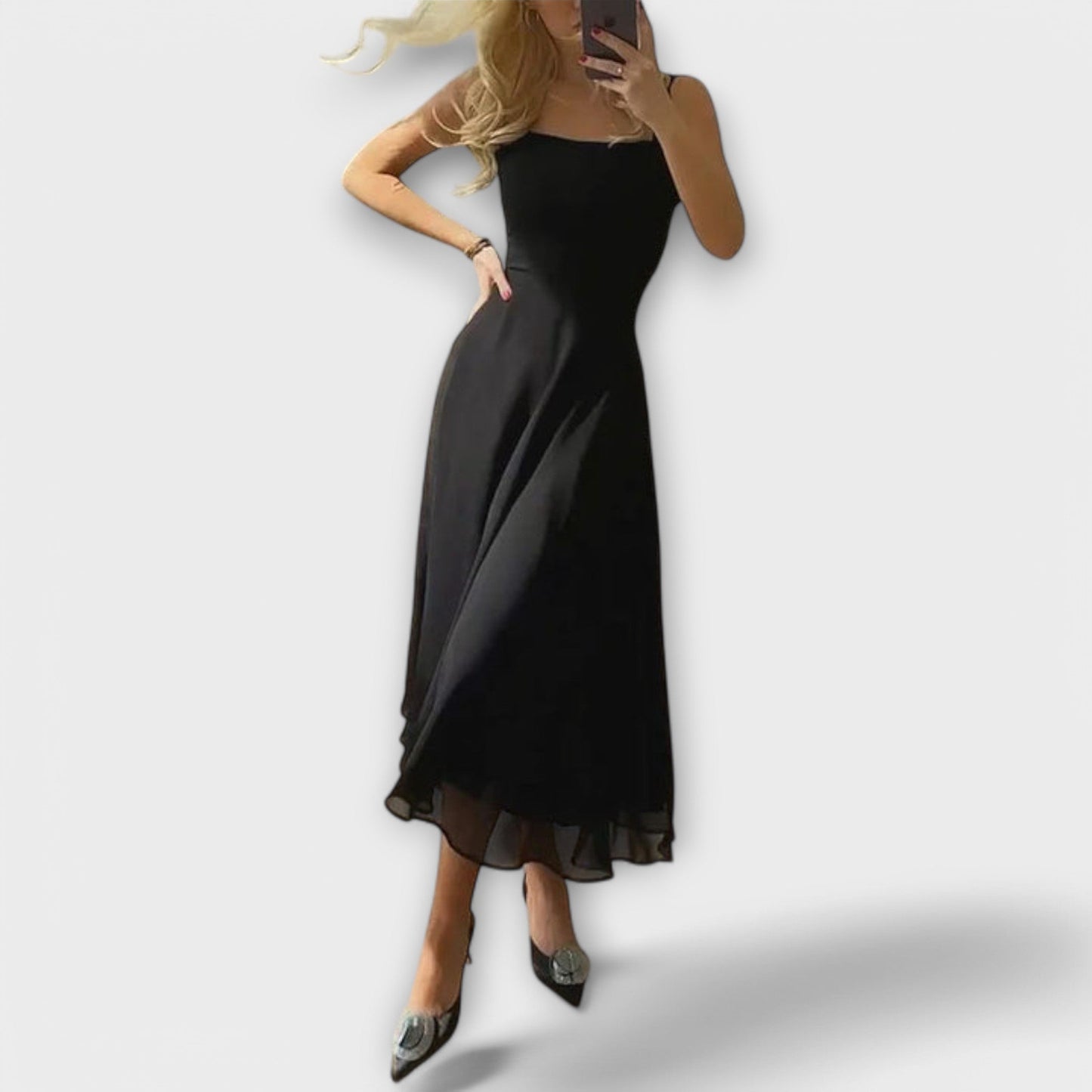 Vestido Elegante Sin Mangas