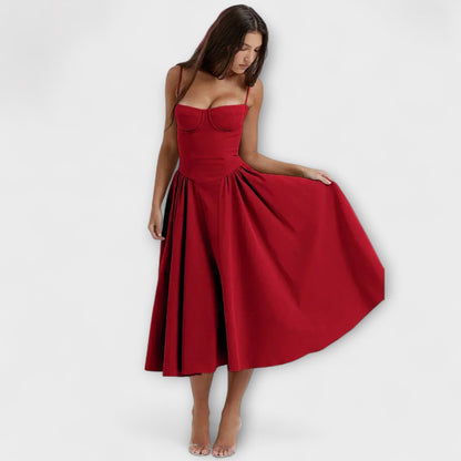 Rosalie - Elegante vestido corsé sin mangas