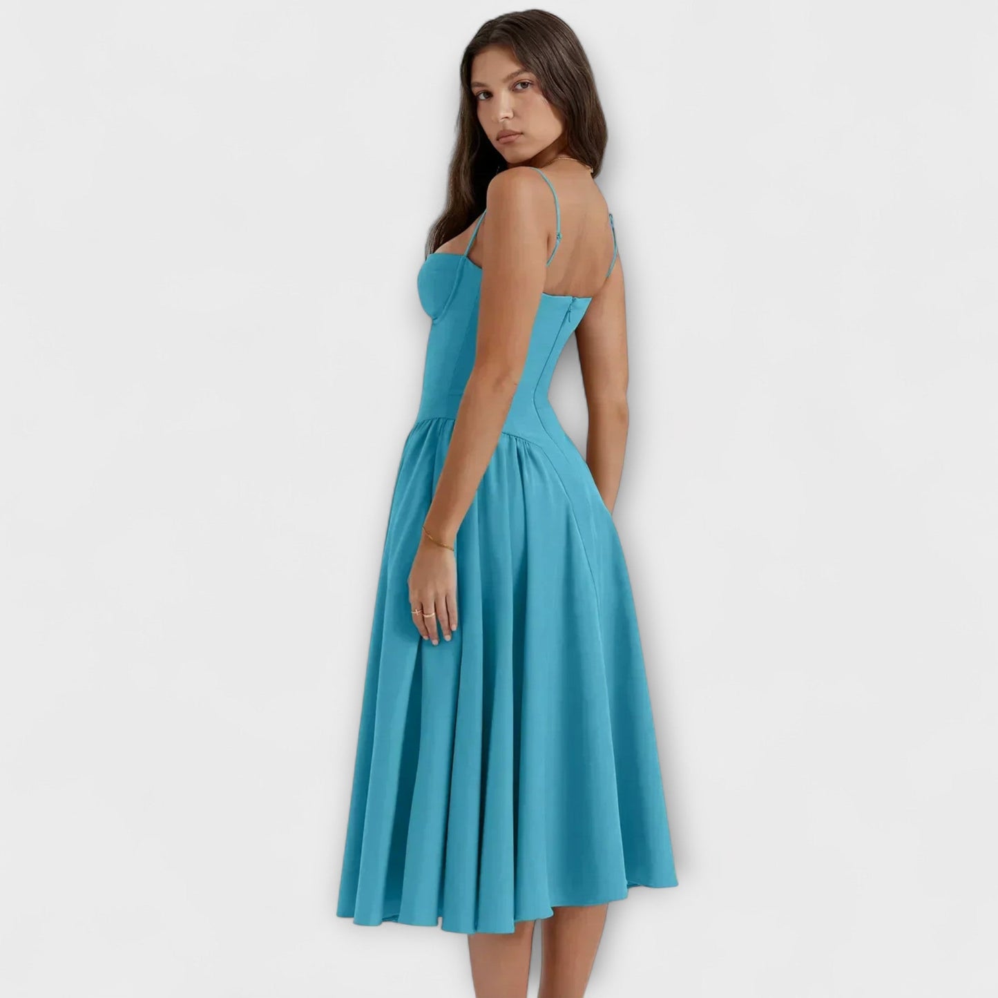 Rosalie - Elegante vestido corsé sin mangas