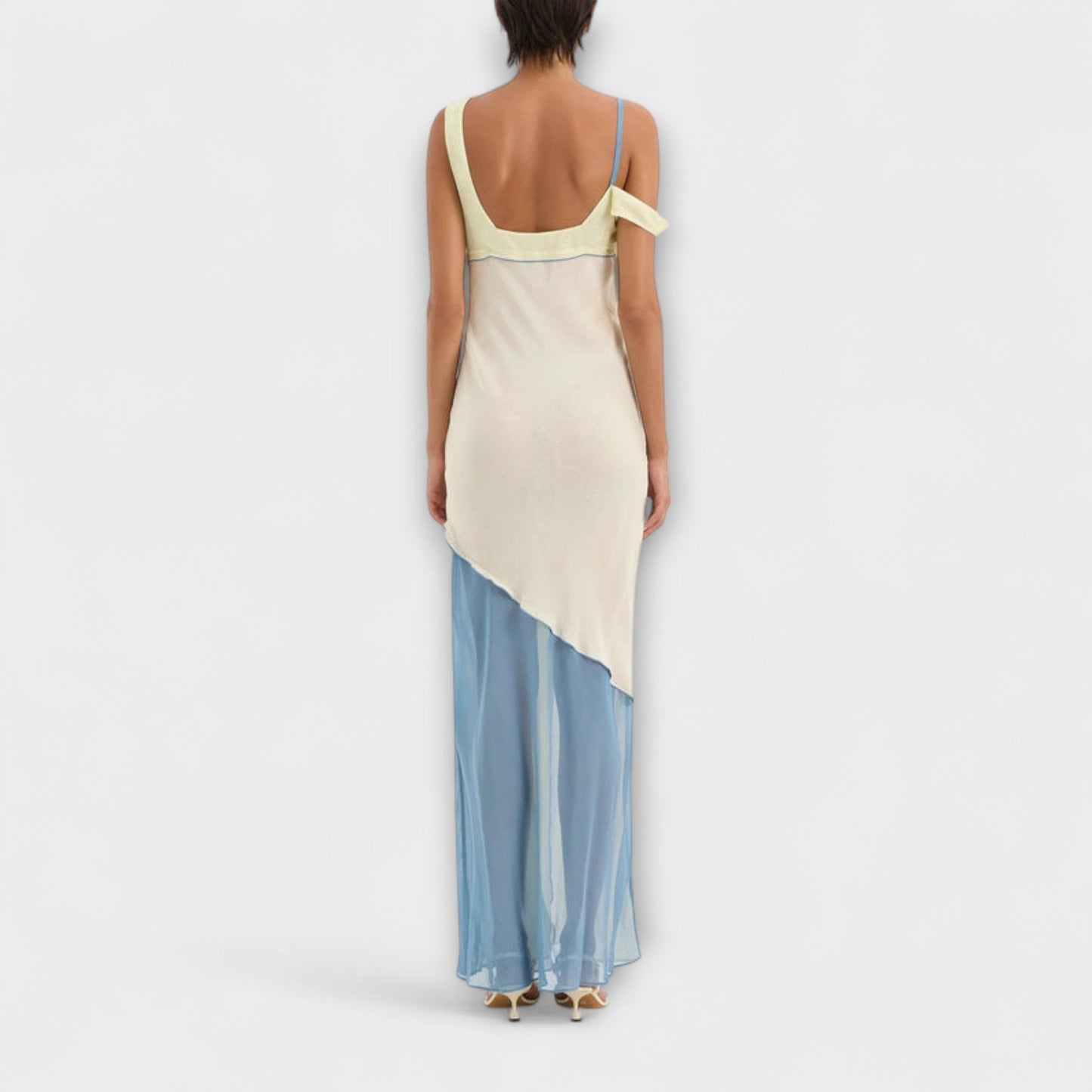 Alora - Vestido Midi Thames con detalle de splice