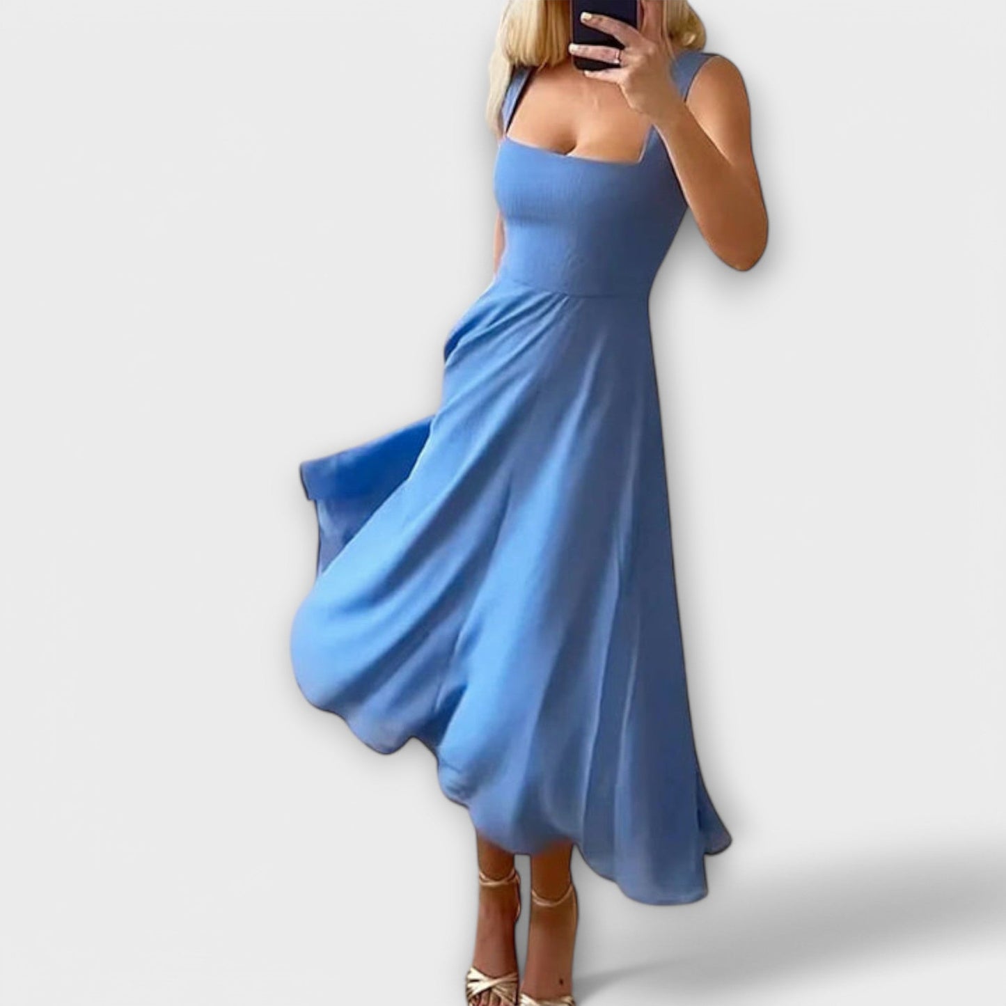 Vestido Elegante Sin Mangas