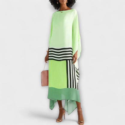 Elenora - Kaftan geométrico con corte relajado