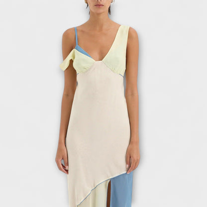 Alora - Vestido Midi Thames con detalle de splice