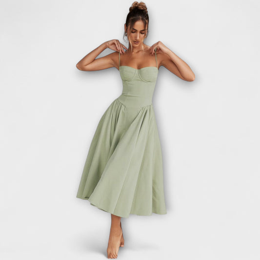 Rosalie - Elegante vestido corsé sin mangas