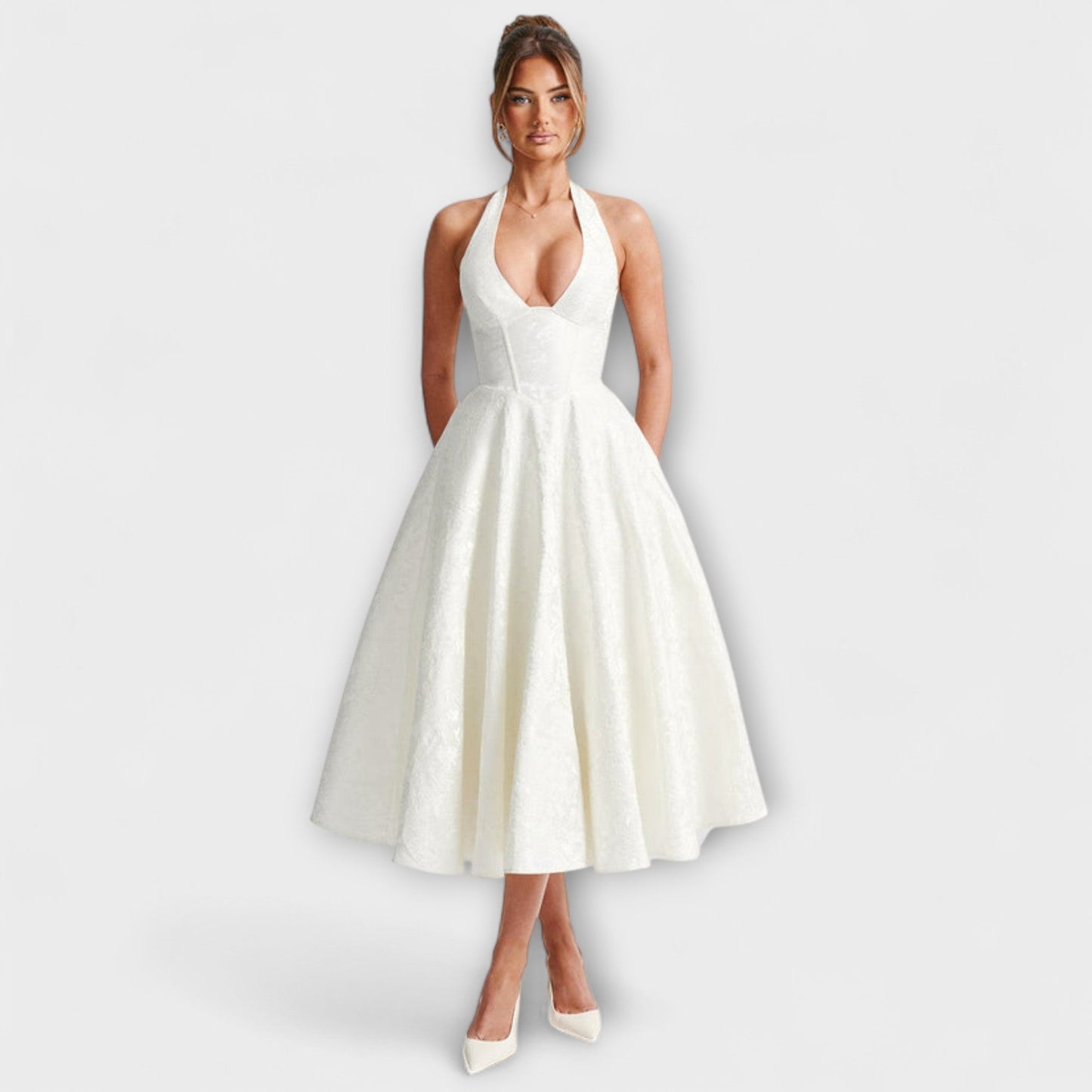 Catalina - Vestido Midi Romántico