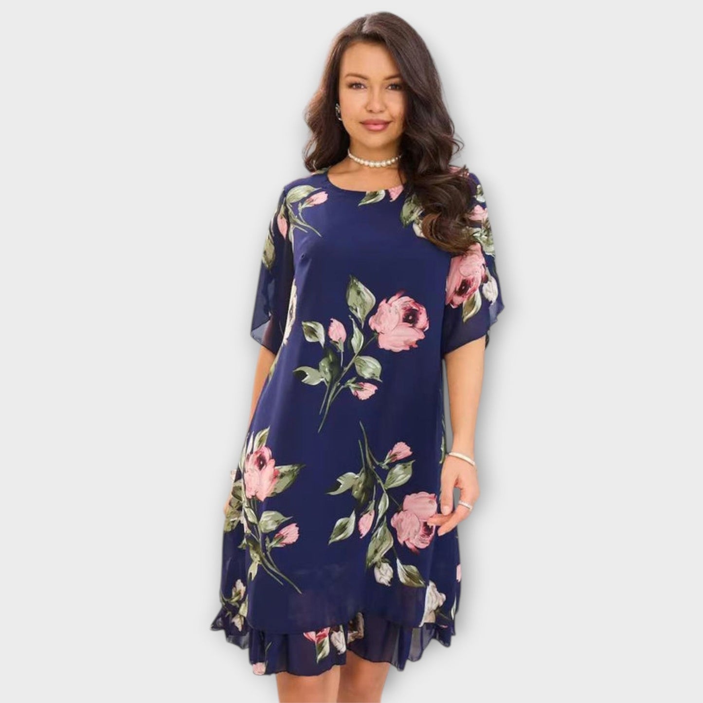 Melin - Elegante vestido de chiffon