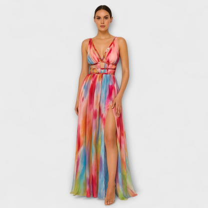 Freya - Vestido Maxi Pintado