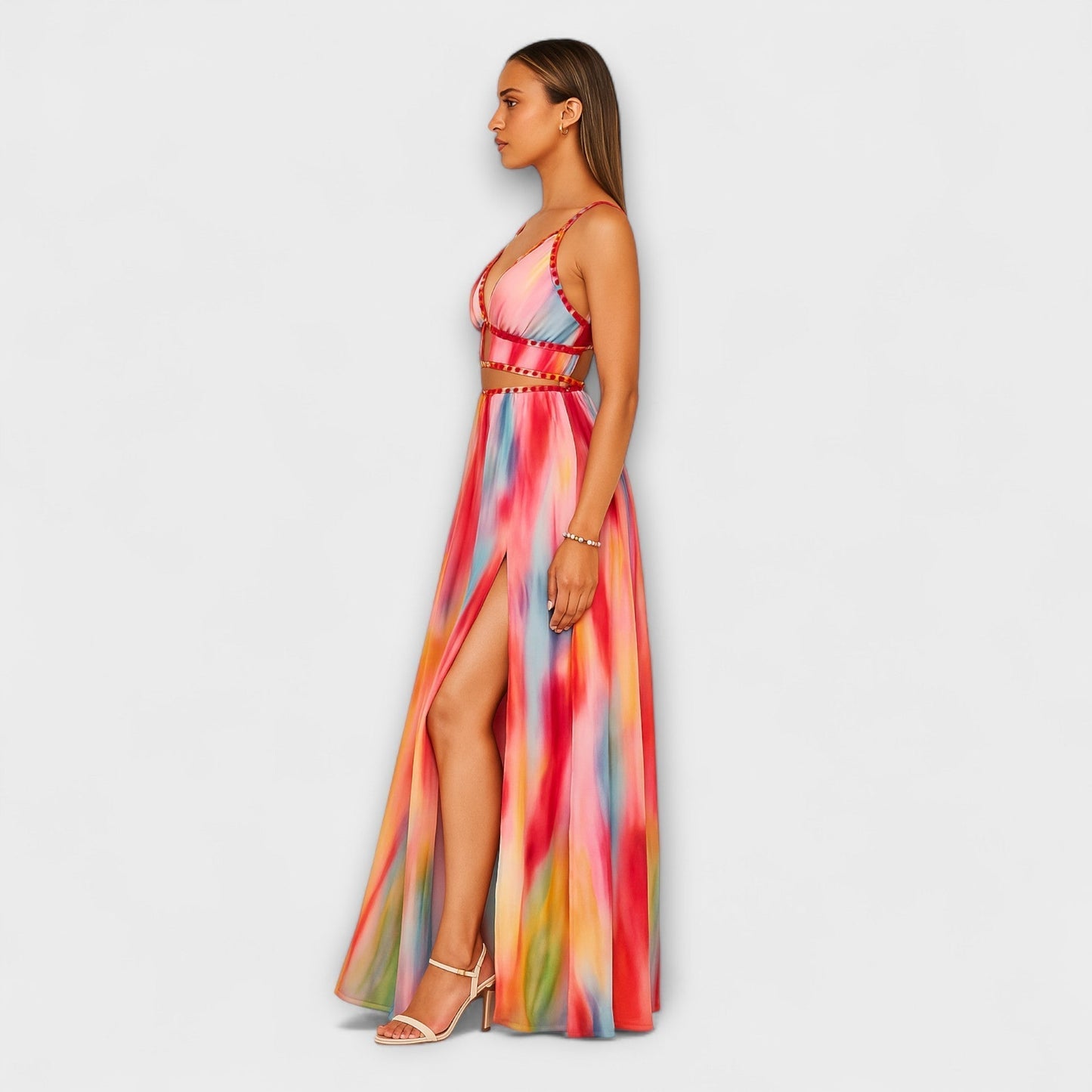 Freya - Vestido Maxi Pintado