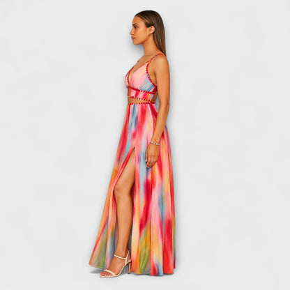 Freya - Vestido Maxi Pintado