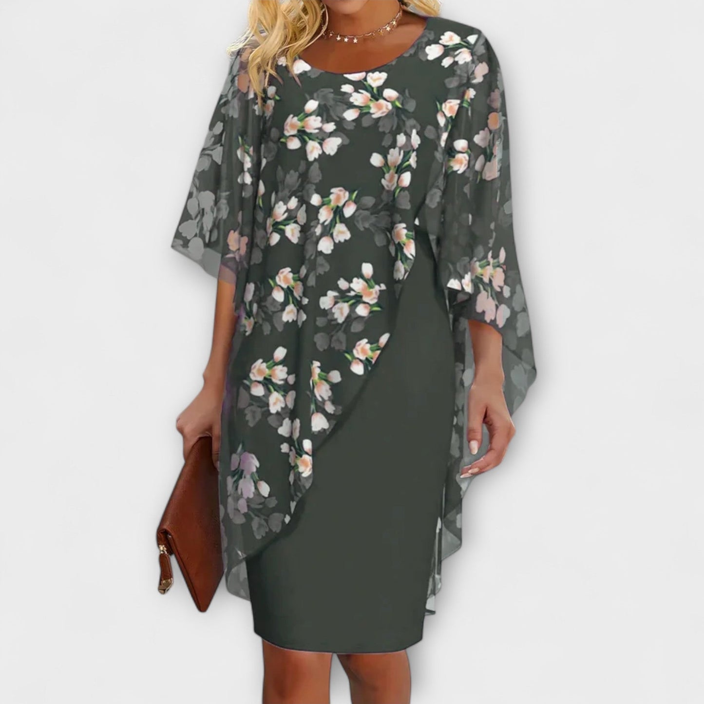 Lyanna - Vestido de Chifón Floral para Dama