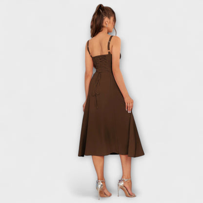 Esperanza - Vestido con detalle de abertura