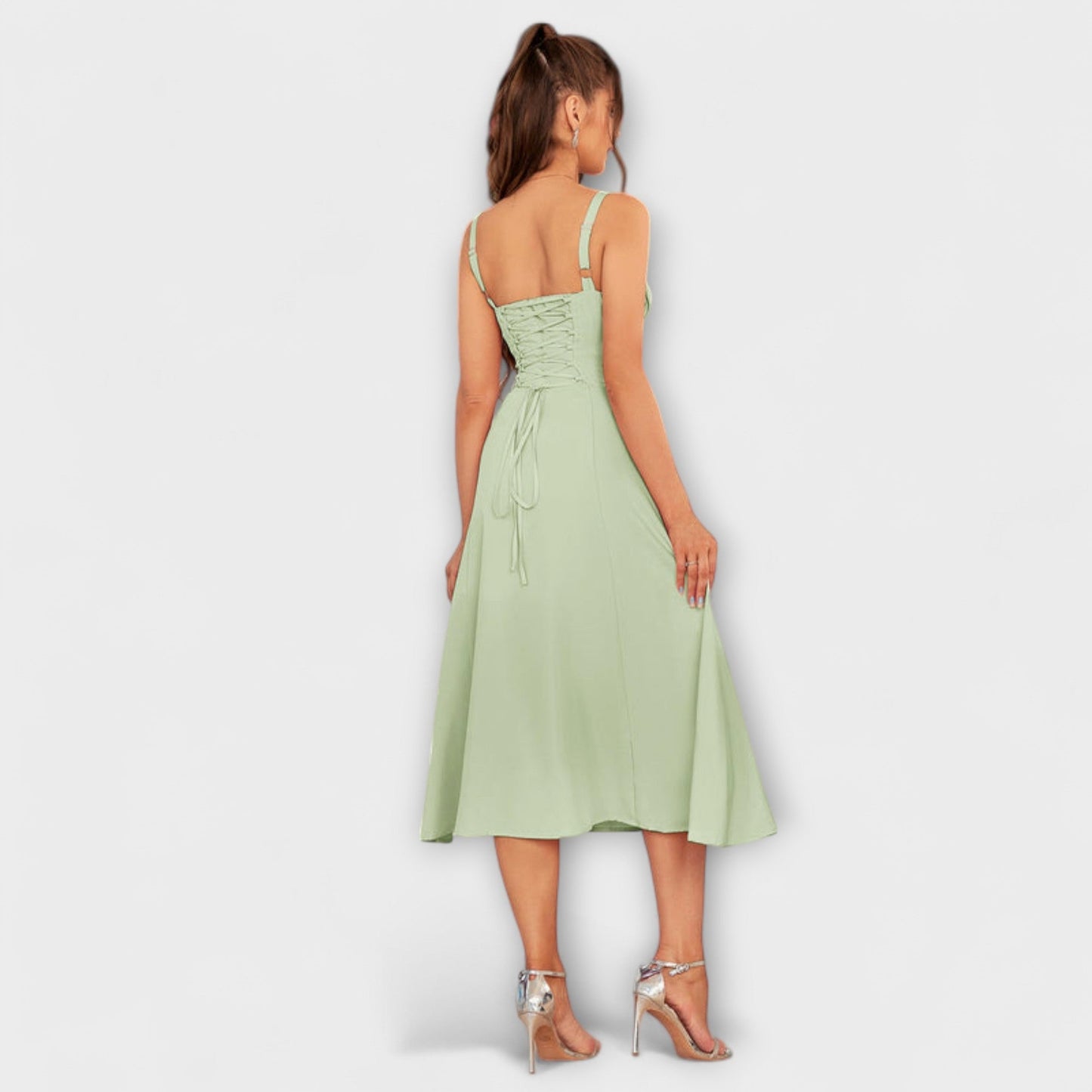 Esperanza - Vestido con detalle de abertura