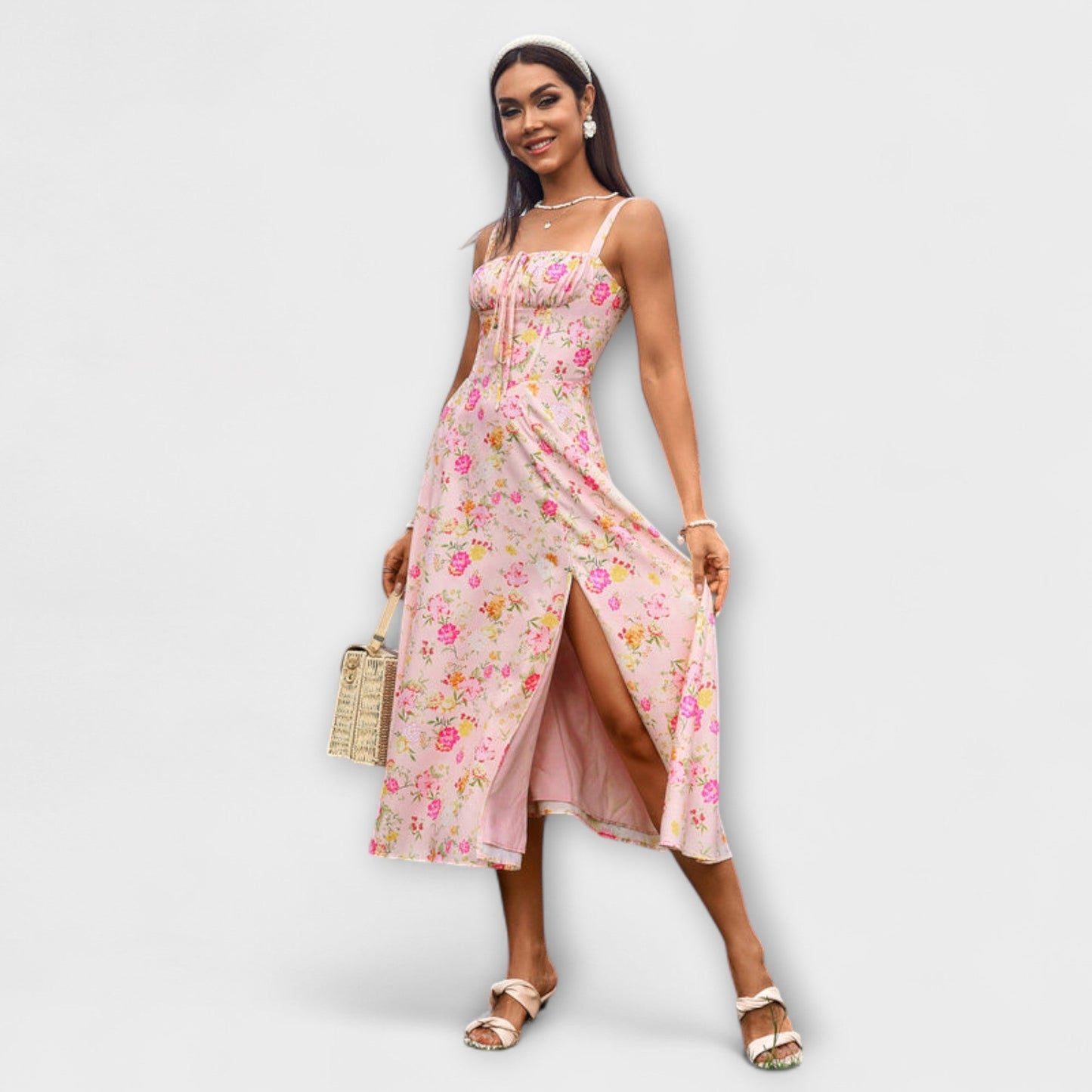 Esperanza - Vestido con detalle de abertura