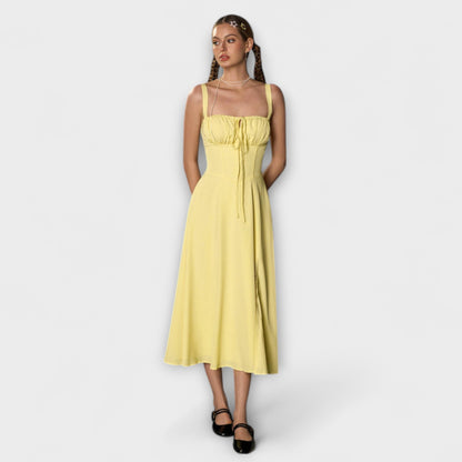 Esperanza - Vestido con detalle de abertura