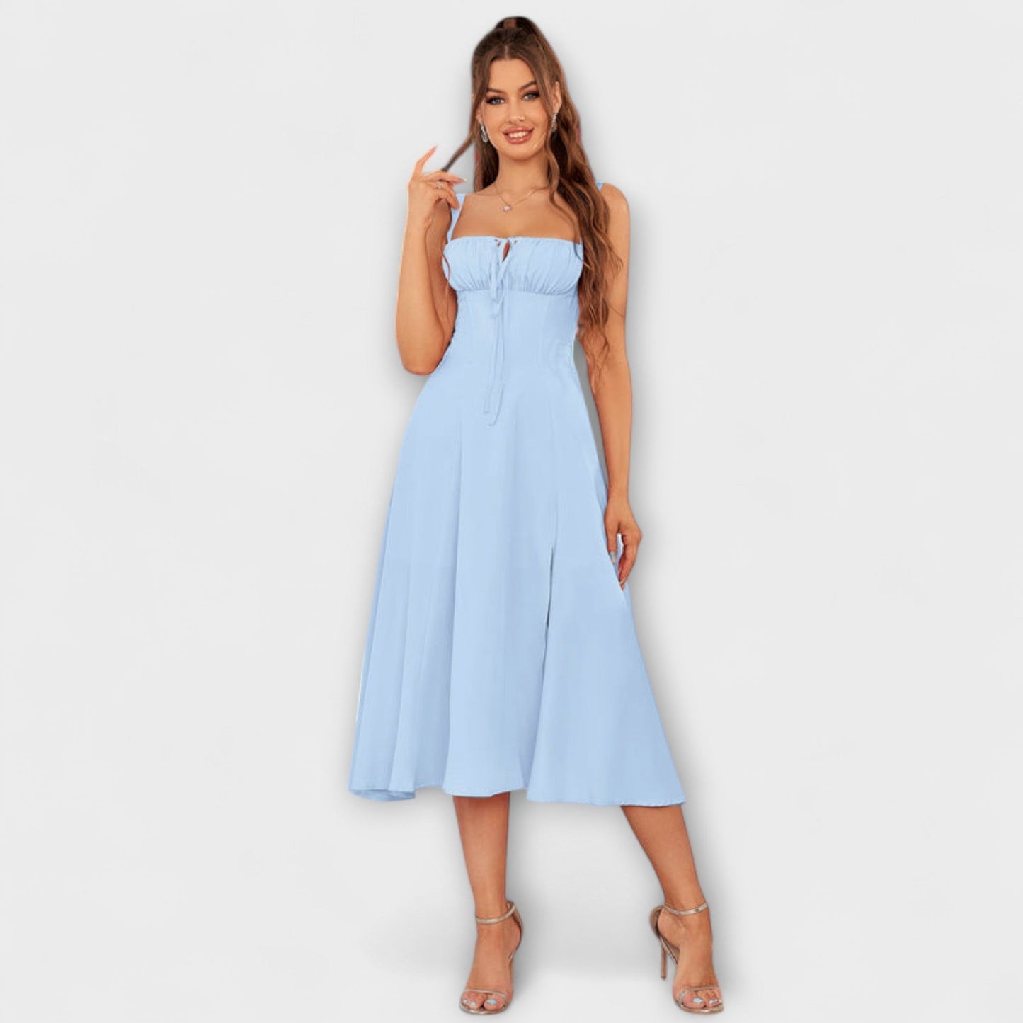 Esperanza - Vestido con detalle de abertura