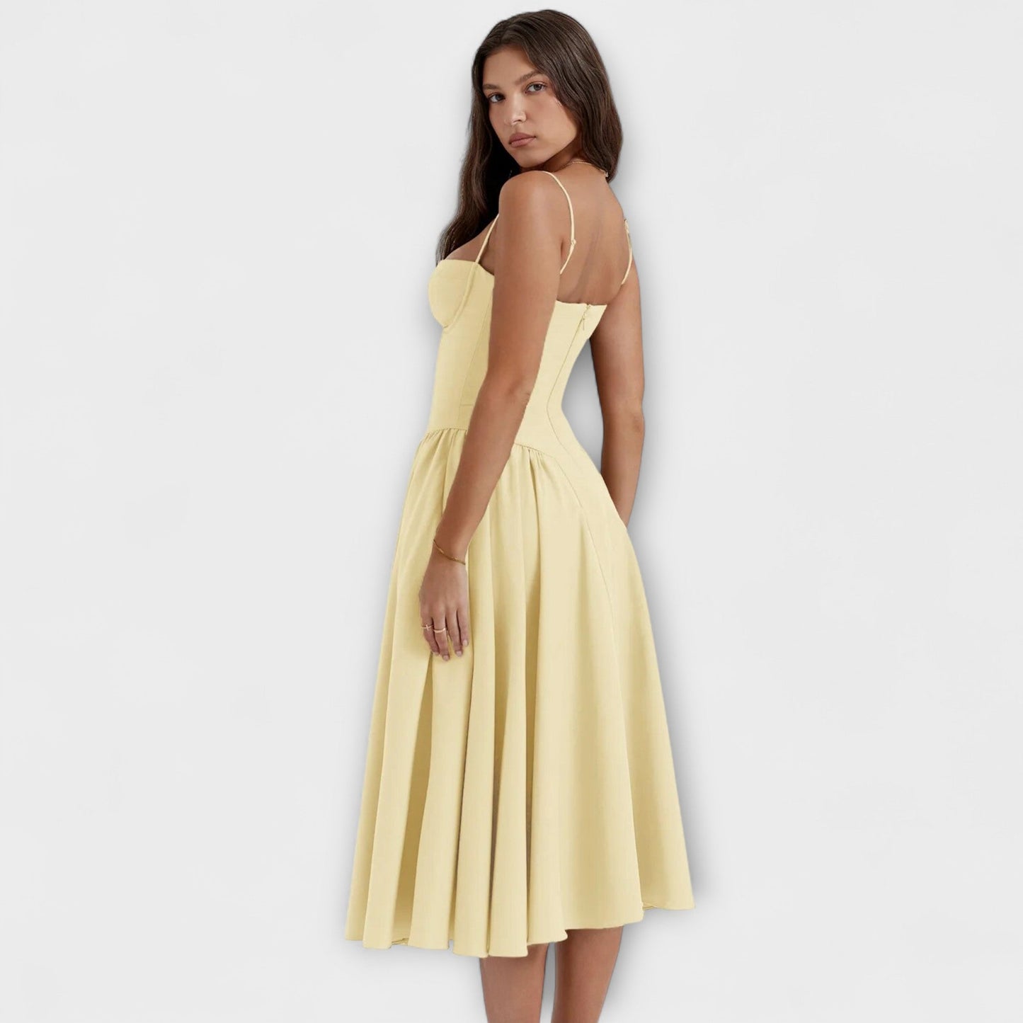 Rosalie - Elegante vestido corsé sin mangas