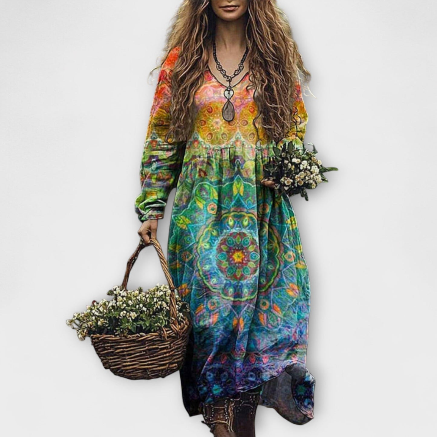 Juri - Vestido de manga larga