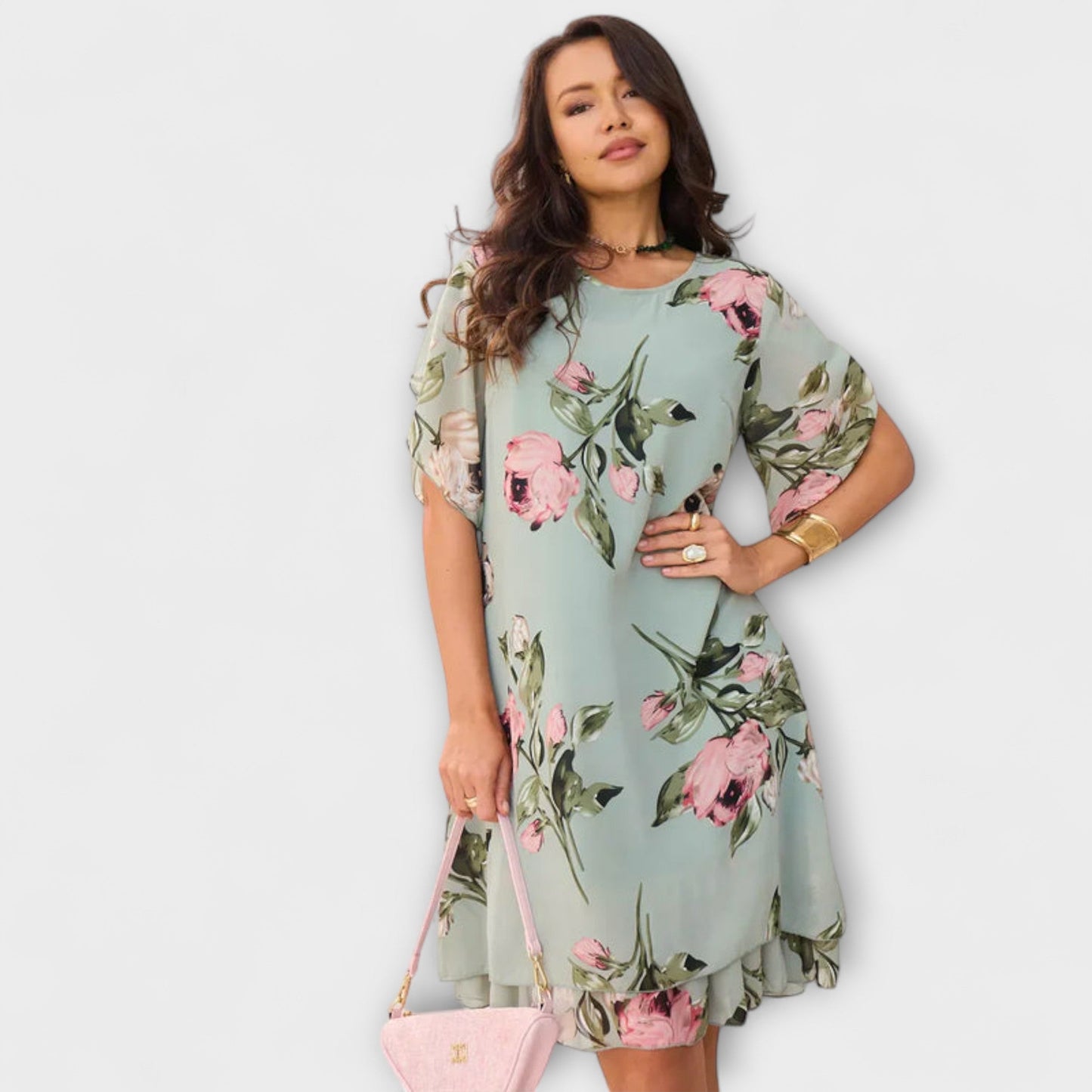 Melin - Elegante vestido de chiffon