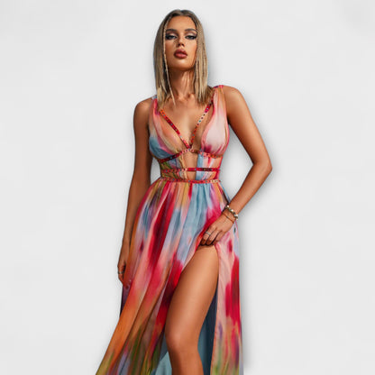 Freya - Vestido Maxi Pintado