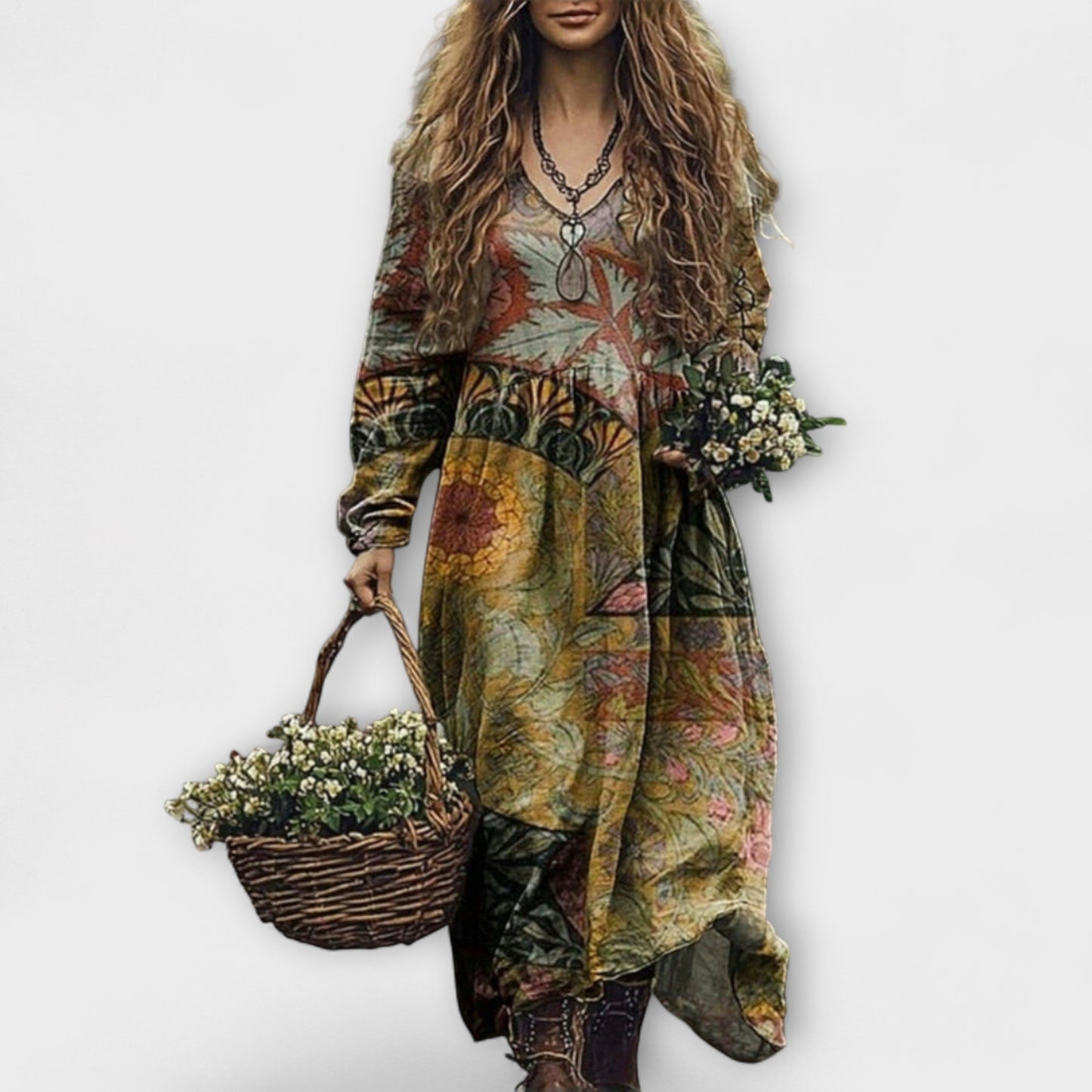 Juri - Vestido de manga larga